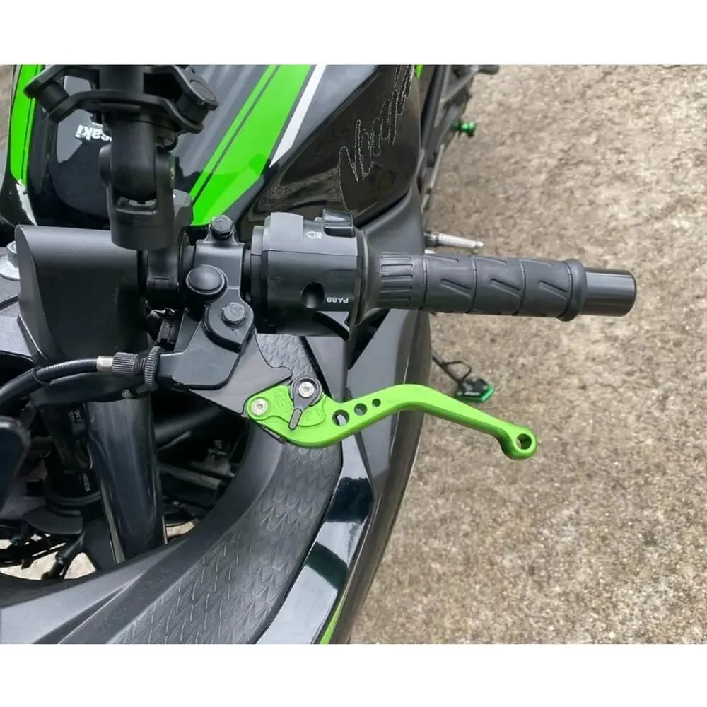 RideIt Kawasaki Ninja 250R 300 2008-2017 Front Short Brake Clutch Levers Handles